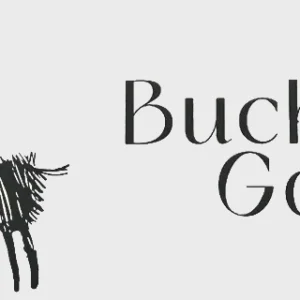 A stylized goat illustration with the text 'Bucket Goat'.